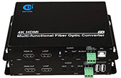 HDMI/VGA/DVI Fiber Converter HO-LINK | Bộ kéo dài HDMI quang HO-LINK HL-HDMI-4K-USB-20T/R
