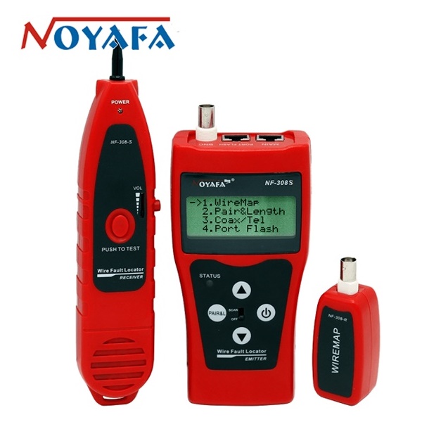 Máy test cáp mạng, cáp đồng trục và điện thoại NOYAFA NF-308S