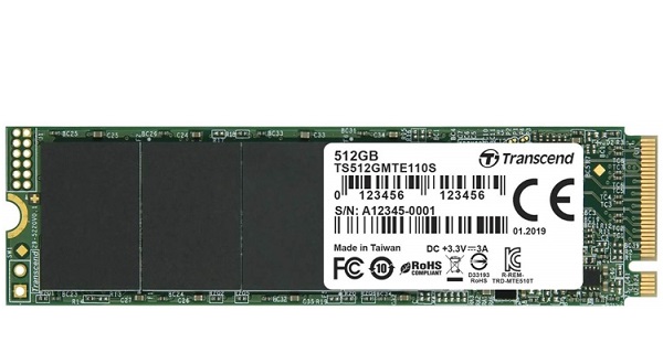 Ổ cứng SSD PCIe M.2 512GB Transcend TS512GMTE110S