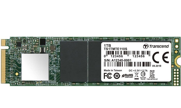 Ổ cứng SSD PCIe M.2 1TB Transcend TS1TMTE110S