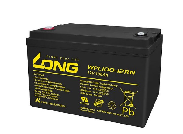 Ắc quy 12V-100Ah Long WPL100-12RN