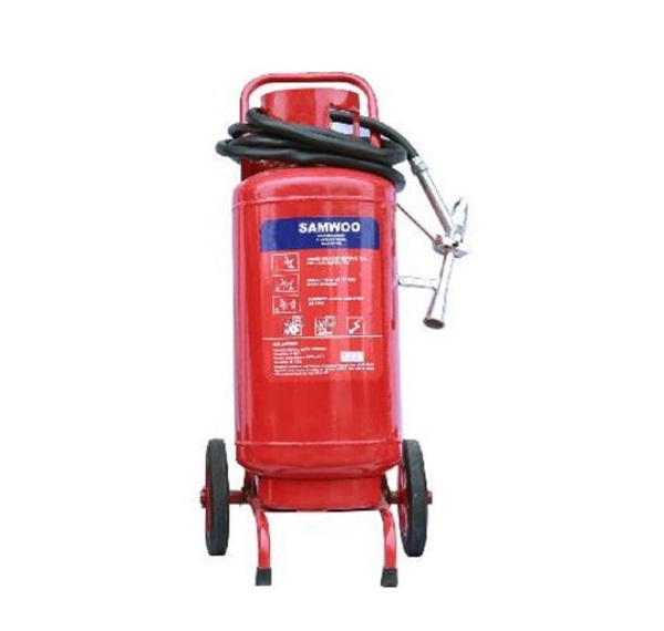 Bình chữa cháy xe đẩy bột ABC 35kg SAMWOO MFTZL35