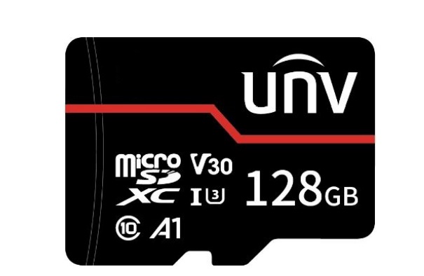 Thẻ nhớ TF 128GB màu đỏ UNV TF-128G-MT