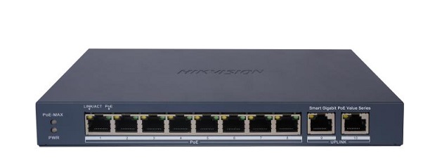 8-Port Gigabit Smart PoE Switch HIKVISION DS-3E1510P-EI/M