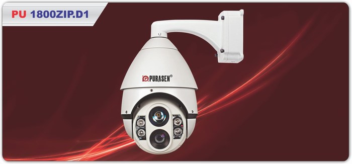 Camera IP Speed Dome PURASEN PU-1800ZIP.D1