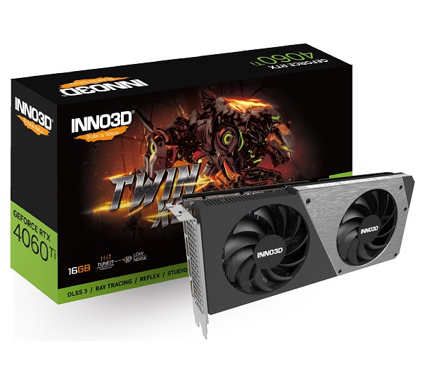 Graphics Card INNO3D GeForce RTX 4060 Ti 16GB Twin X2