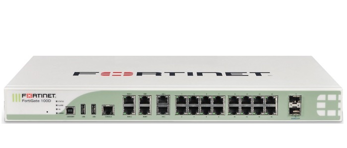 20 x GE RJ45 ports Firewall Fortinet Fortigate FG-100D