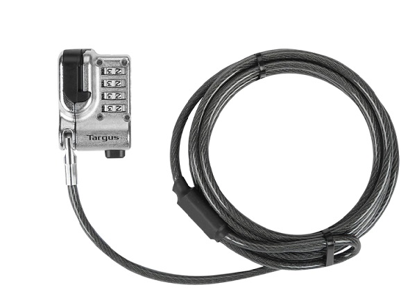 Dây cáp khóa Laptop Targus Defcon T-Lock Combo Cable Lock ASP100GLX-50