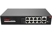 Thiết bị mạng ONV | 10-Ports 10/100Mbps AI PoE Switch ONV ONV-H1108PSD