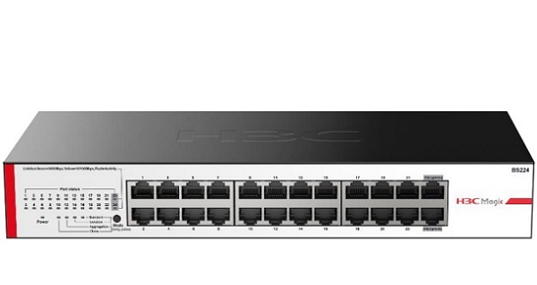 24-Port Gigabit Ethernet Unmanaged Switch H3C Magic BS224