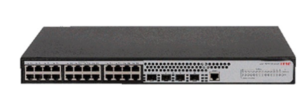 24-Port GE PoE + 4-Port 1000Base-X SFP Managed Layer 2 Switch H3C S1850V2-28P-HPWR-EI