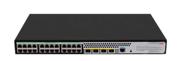 24-Port GE + 4-Port SFP Layer 3 Switch H3C S5120V3-28P-LI