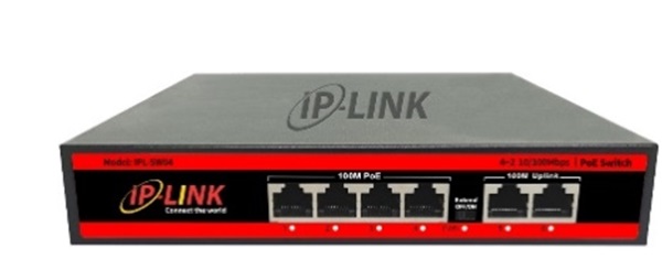 6-Port 10/100Mbps PoE Switch IP-LINK IPL-SW04