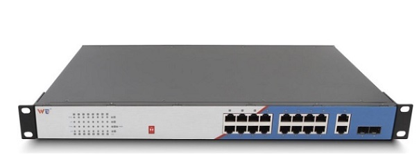 16-port GE PoE + 2-port GE + 2-Port 1G SFP Rack-Mounted Switch WINTOP YT-CM2320-2GF18GT-16POE