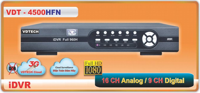 Đầu ghi hình 16 kênh VDTECH VDT-4500HFN