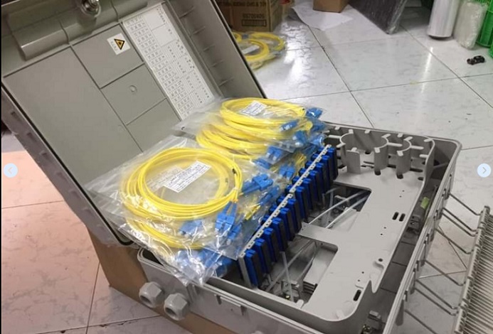 Hộp phối quang ODF bằng nhựa dùng ngoài trời 72FO FTTH