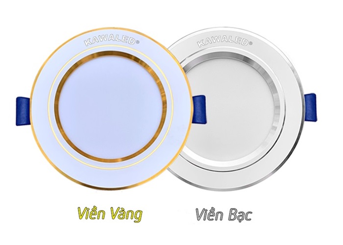 Đèn Led âm trần viền kiểu 9W KAWALED DLA90-9W-T/V/TT