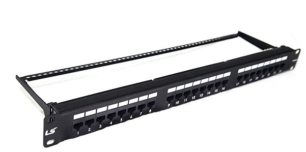 Patch panel 24-port Unshielded LS CAT6 (LS-PP-UC6-24P-F-ECO)