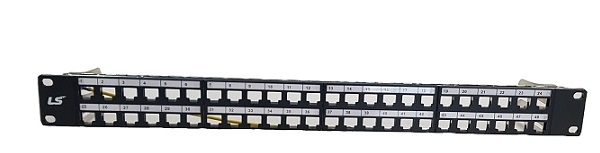 Patch panel Empty 48-port LS CAT6A (LS-PP-C6A-48P-E1-ECO)