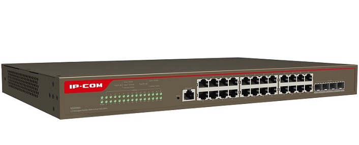 24-Port Gigabit with 4SFP+ L3 Cloud Managed Switch IP-COM G5328X  