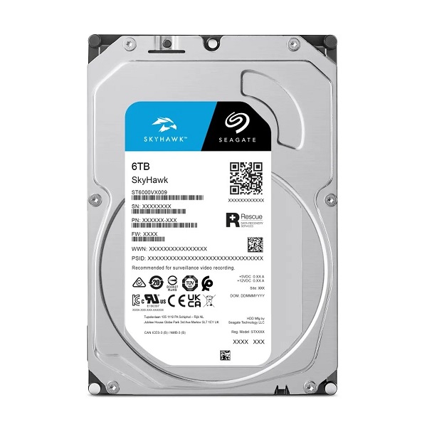 Ổ cứng chuyên dụng 6TB SEAGATE SKYHAWK ST6000VX009