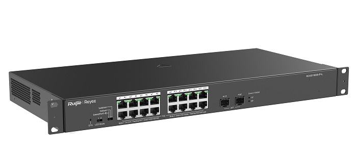 18-Port 10/100/1000Mbps Unmanaged PoE Switch RUIJIE RG-ES118GS-P-L