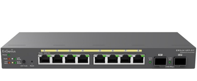 8-Port Gigabit PoE Switch EnGenius EWS2910FP-FIT