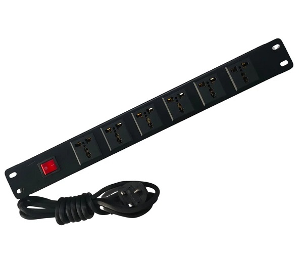 Thanh nguồn PDU 6 cổng rack 19” không CB ATC6-PU