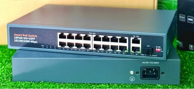 16-Port 10/100M PoE Switch ICANTEK ICAN-W16G