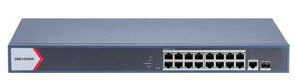 16 Port Gigabit Smart PoE Switch HIKVISION DS-3E1518P-EI