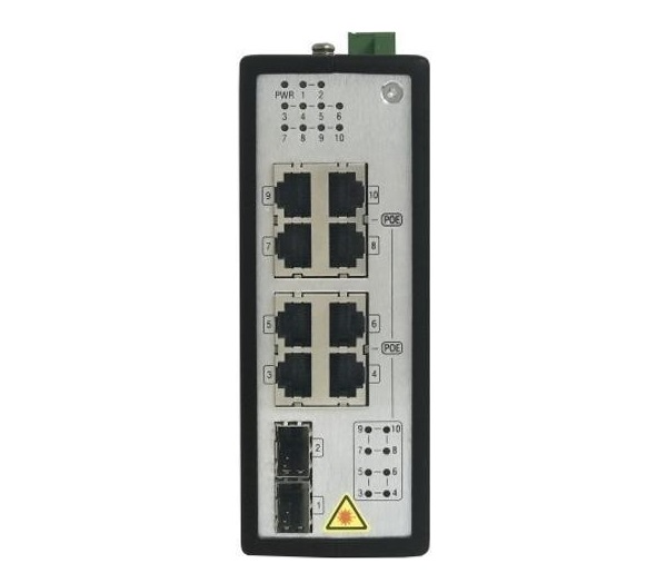 8 Port Gigabit Unmanaged Industrial PoE Switch HIKVISION DS-3T0510P