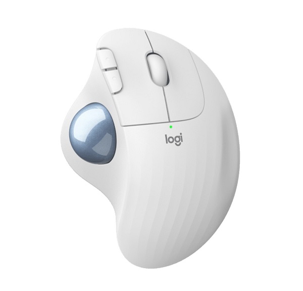 Chuột bi xoay không dây Logitech ERGO M575 for Business (Trắng)