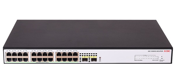 26-Port Gigabit L2 PoE Switch H3C LS-1600V2-26S-HPWR-GL