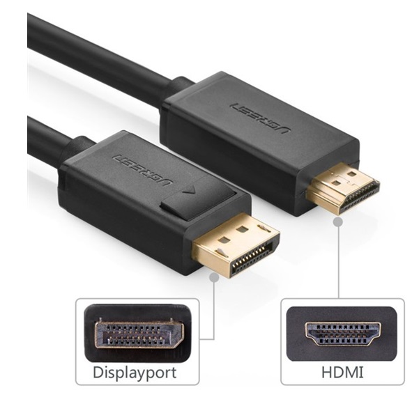 Cáp chuyển đổi DisplayPort sang HDMI 5M Ugreen 10204