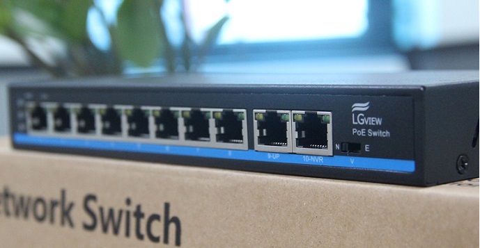 8-port 10/100Mbps PoE Switch LGVIEW LG-SW210