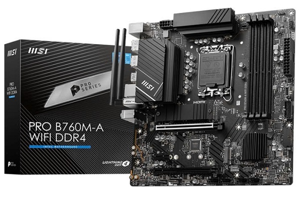 Mainboard PC MSI PRO B760M-A WIFI DDR4