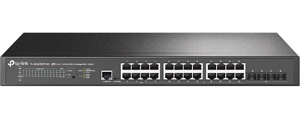 JetStream 24-Port 2.5GBase-T and 4-Port 10GE SFP+ Managed Switch TP-LINK SG3428XPP-M2