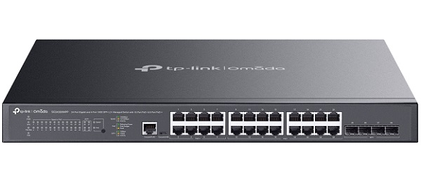 Omada 24-Port Gigabit and 4-Port 10GE SFP+ Managed Switch TP-LINK SG3428XMPP