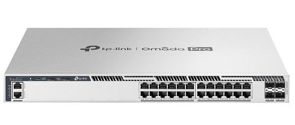 Omada Pro 24-Port 2.5G with 4 25G Slots Stackable L3 Managed Switch TP-LINK S6500-24M4Y