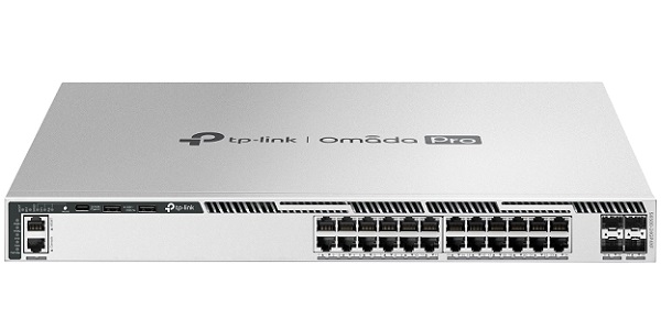 Omada Pro 24-Port Gigabit with 4 10G Slots Stackable PoE+ Switch TP-LINK S6500-24GP4XF