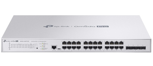 Omada Pro 24-Port PoE+ 2.5G with 4 SFP+ Slots Managed Switch TP-LINK S5500-24MPP4XF 