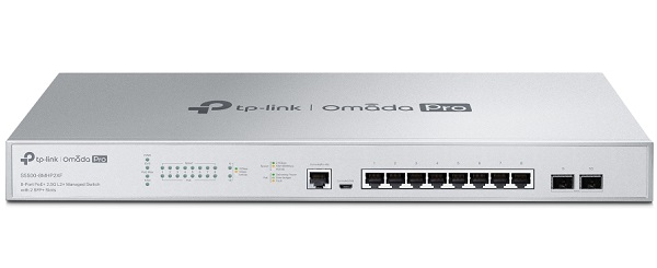 Omada Pro 8-Port PoE+ 2.5G with 2 SFP+ Slots Managed Switch TP-LINK S5500-8MHP2XF