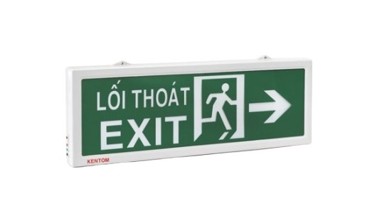 Đèn Exit 2 mặt Kentom KT-640