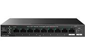 Thiết bị mạng IP-COM | 9GE+1SFP Ethernet Switch with 8-Port PoE IP-COM G1110PF-8-120W