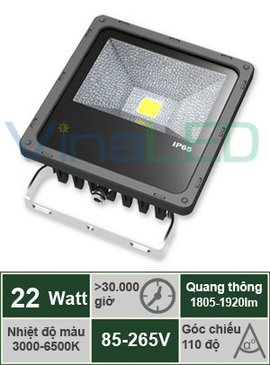 Đèn pha LED 22W VinaLED FL-A22C