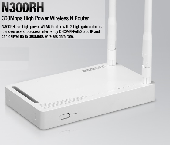 300Mbps Wireless N Router TOTOLINK N300RH