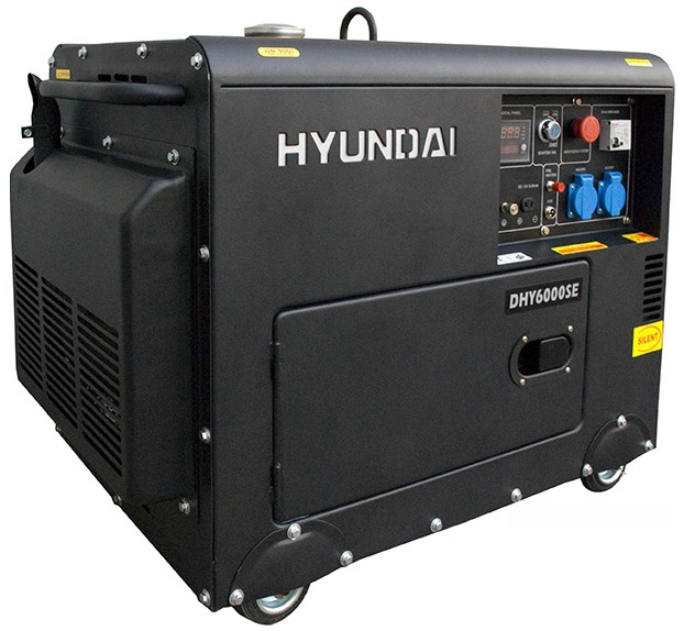Máy phát điện chạy dầu Diesel Hyundai DHY6000SE 